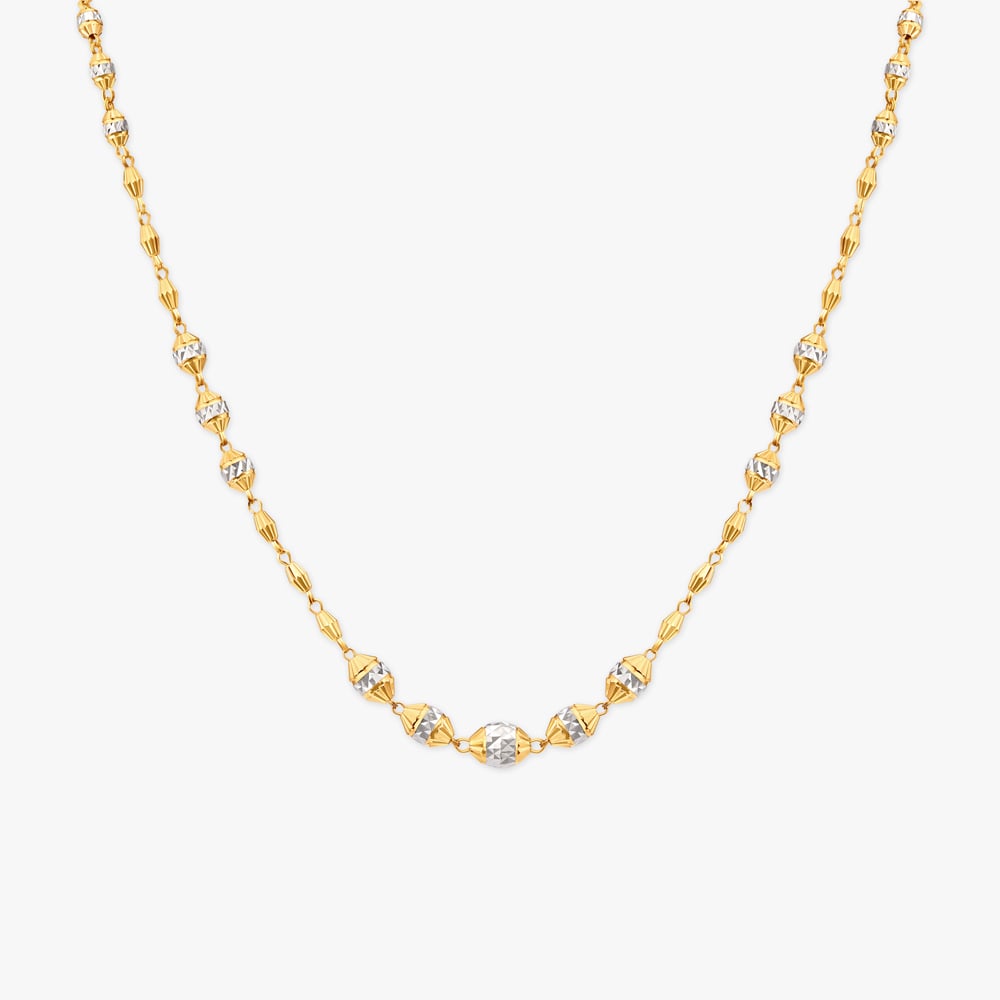 

Beaded Gold Chain