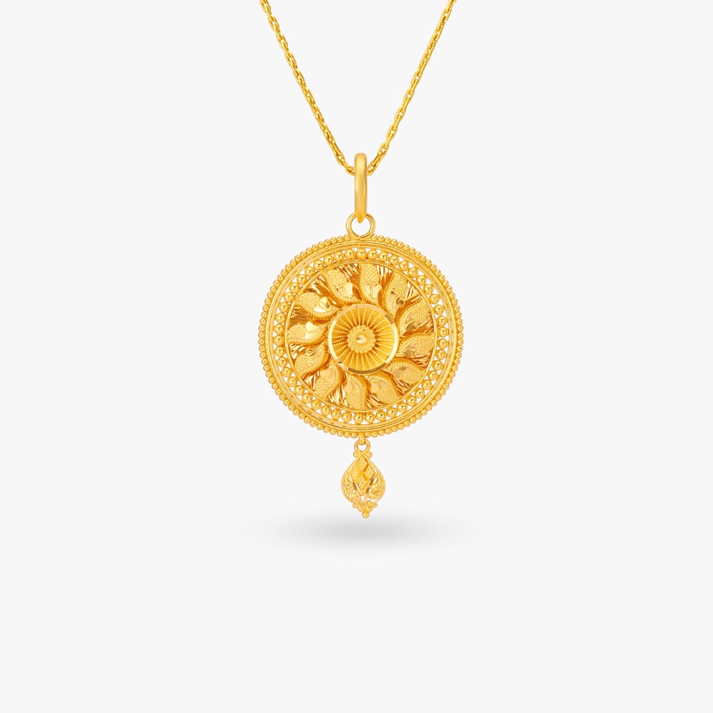 Imperialistic Gold Pendant