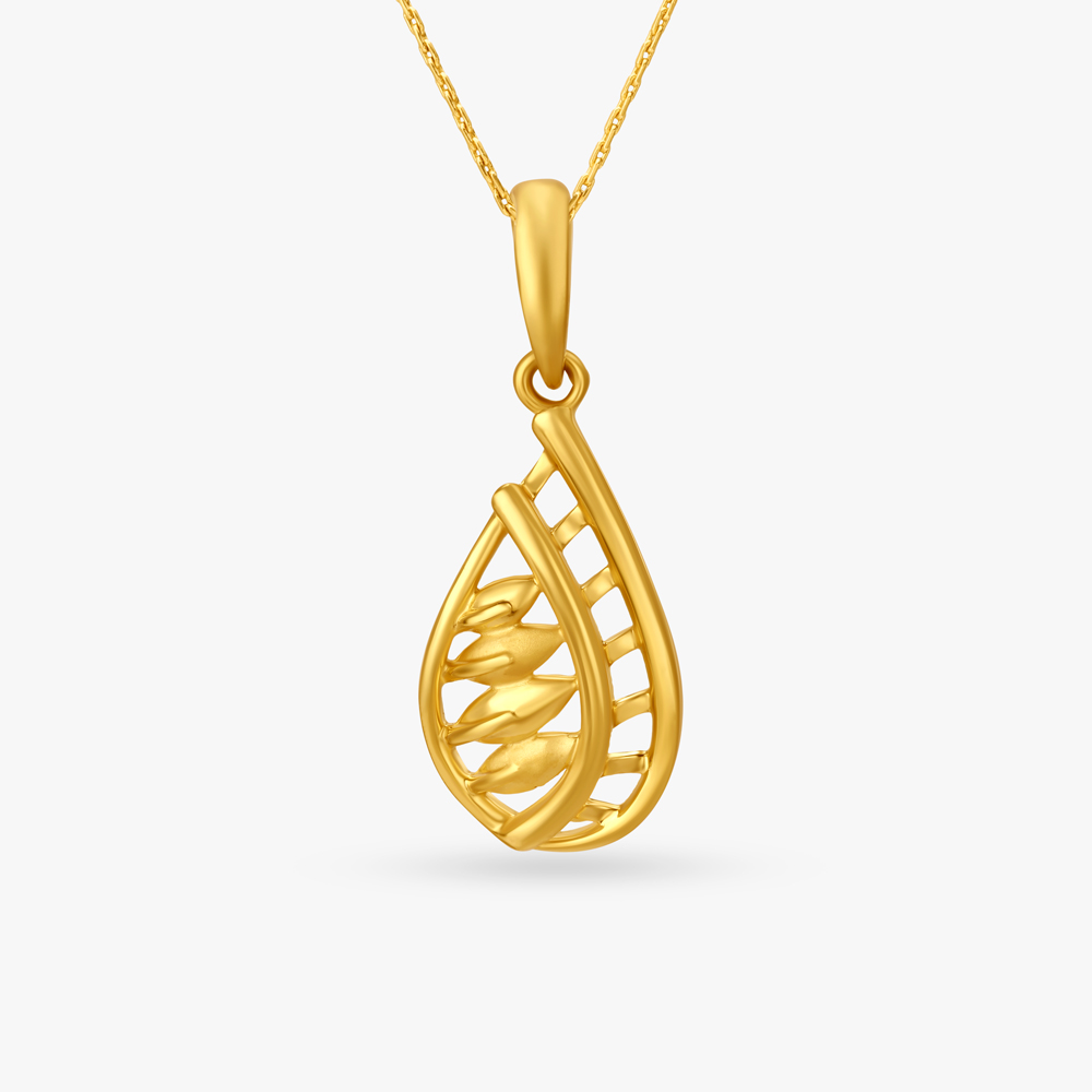 Elegant Pear Pendant