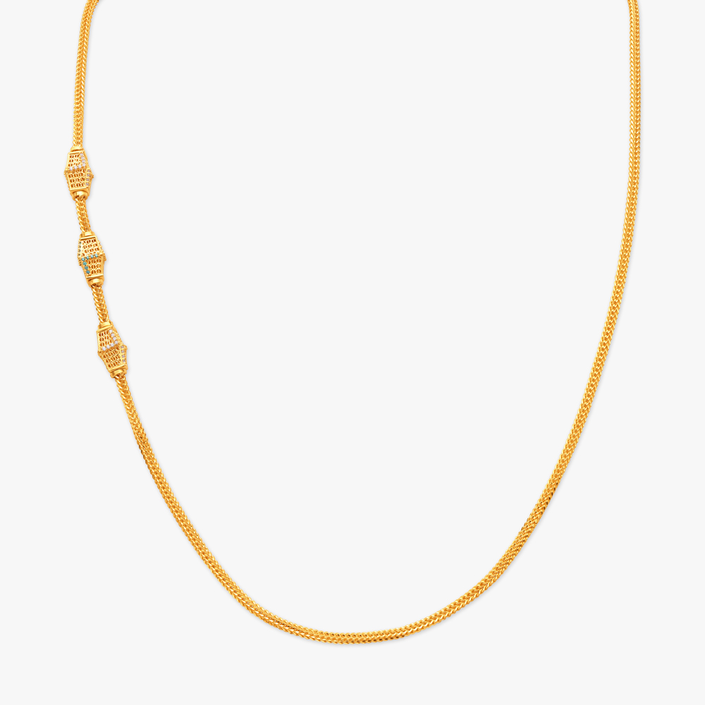Symphony Of Elegance Mugappu Chain