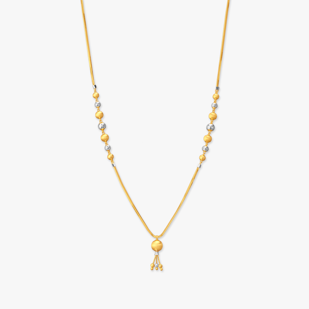 Bauble Tassel Gold Chain