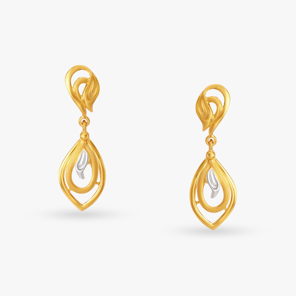 Droplet Drift Drop Earrings