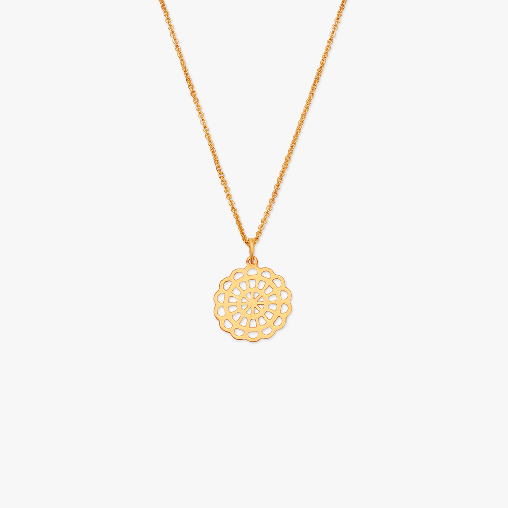 

Sleek Simplicity Pendant with Chain