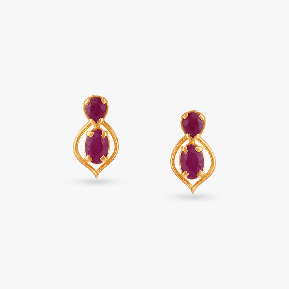 Twin Muse Stud Earrings