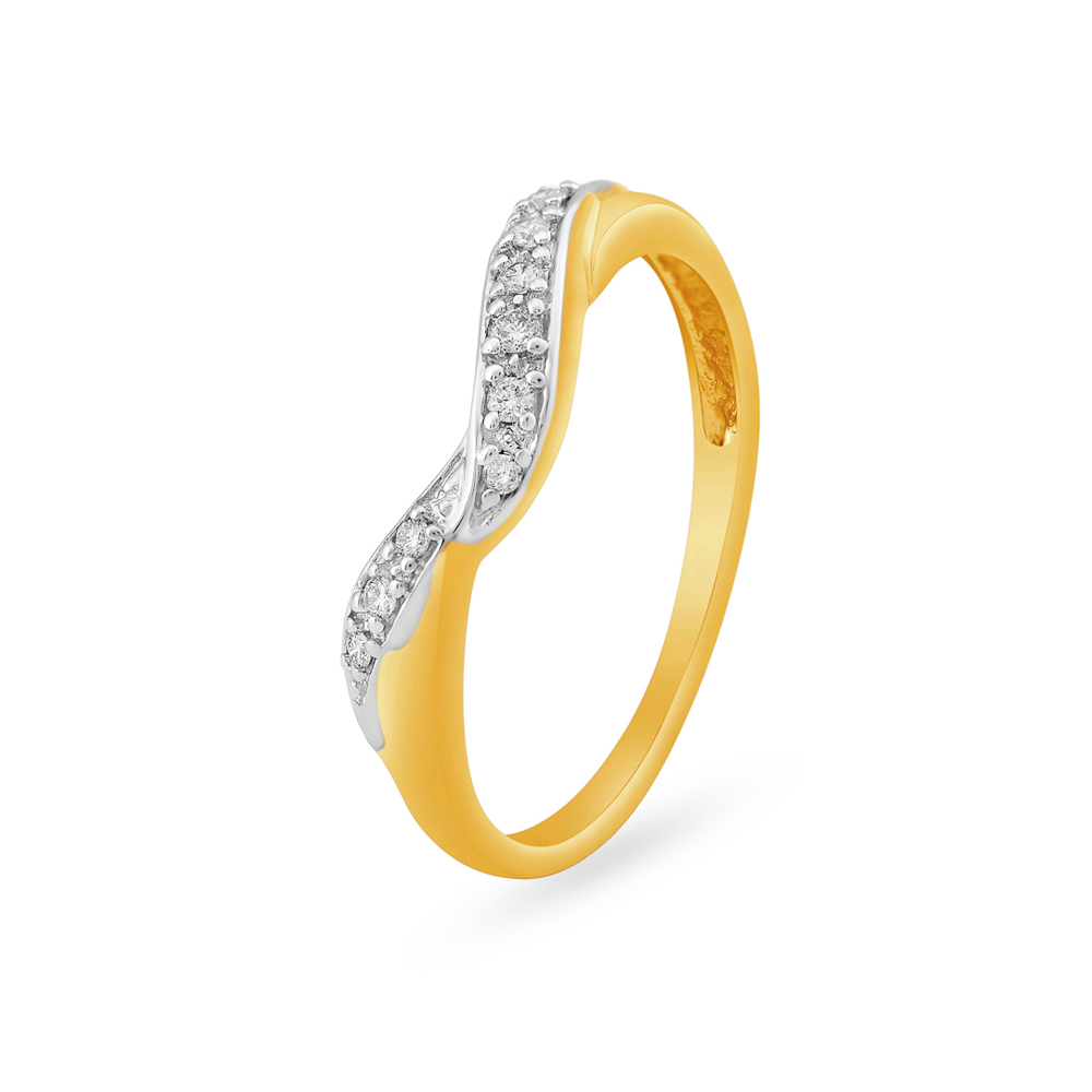 Twinkling Diamond Finger Ring