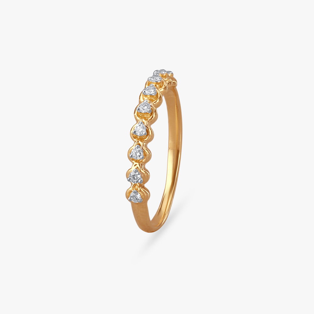 Classic Row Diamond Ring