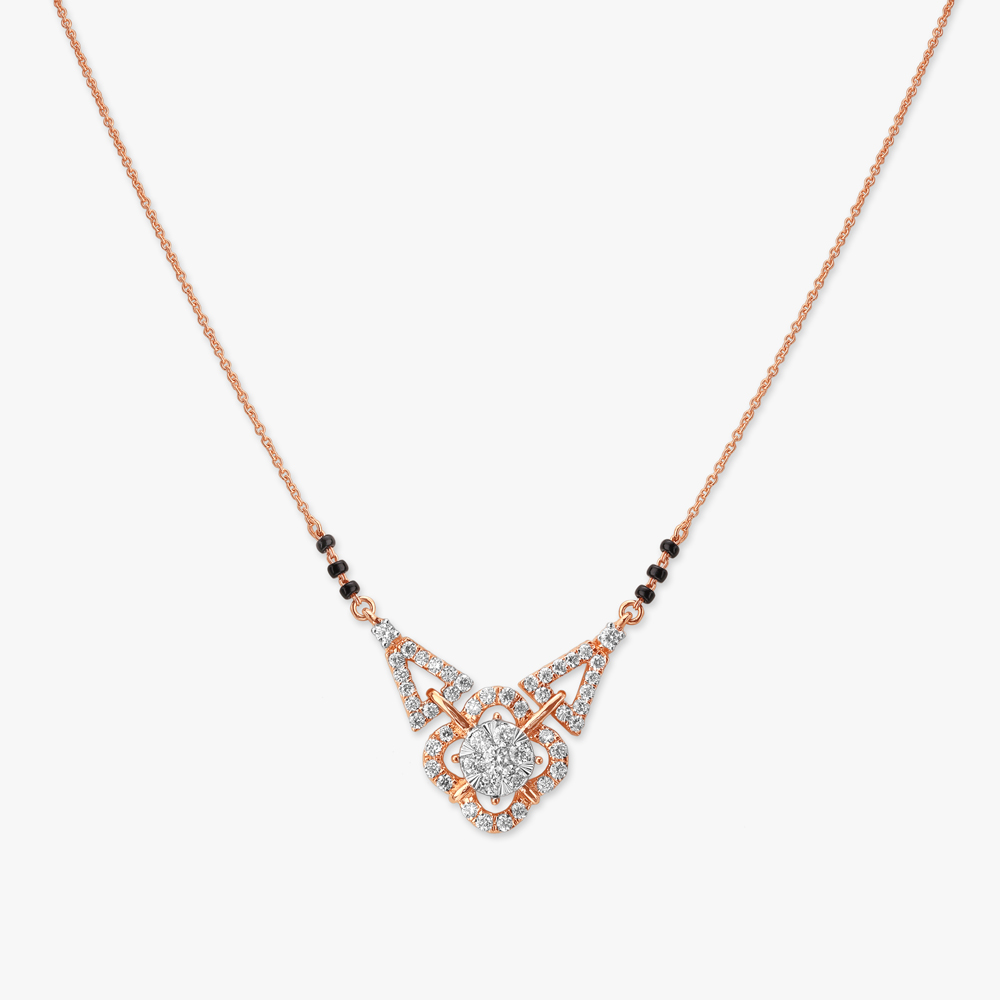 Statement Sparkle Diamond Mangalsutra