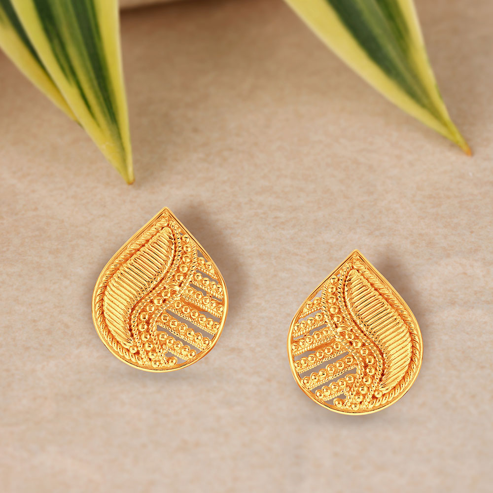 Elegant Teardrop Stud Earrings