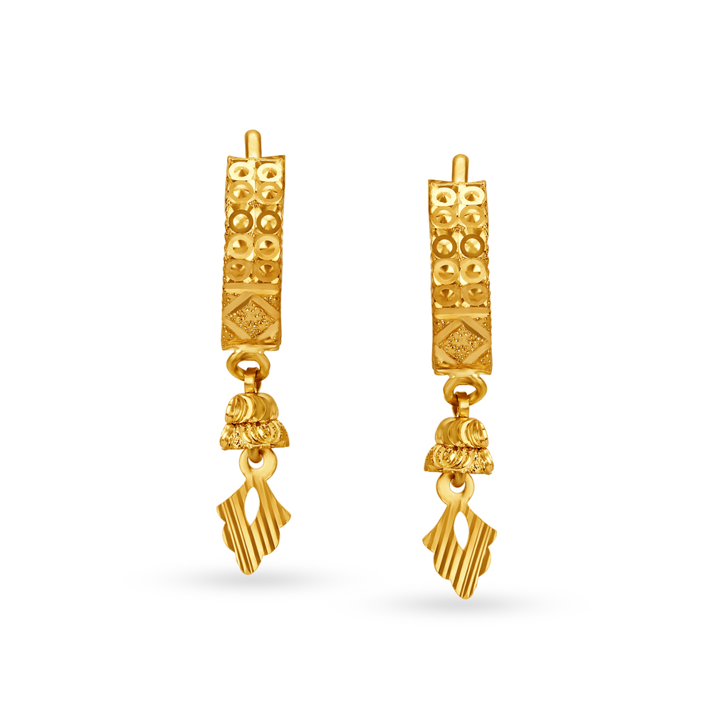 Alluring Gold Hoop Bali Earrings