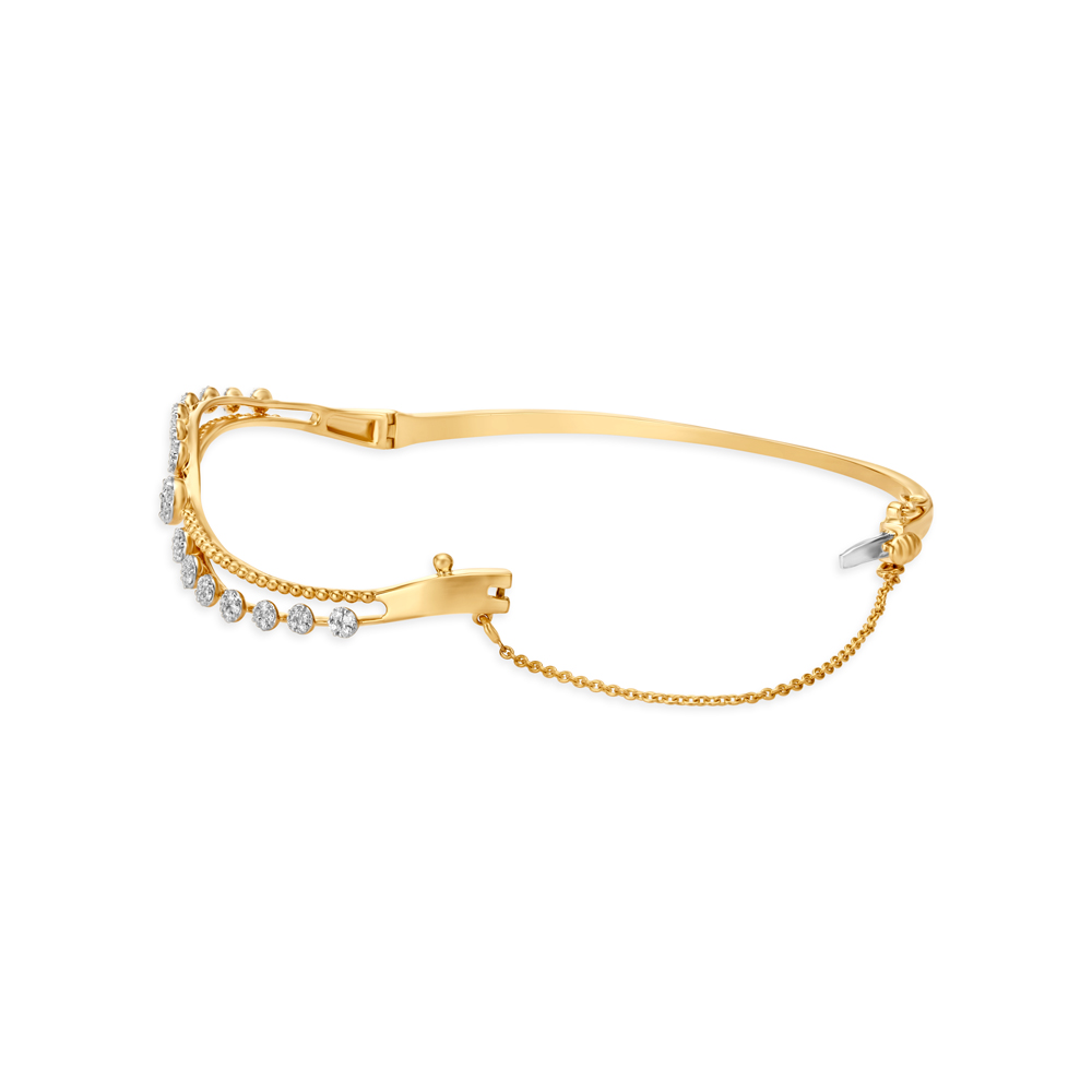 

Classic Crossover Diamond Bangle