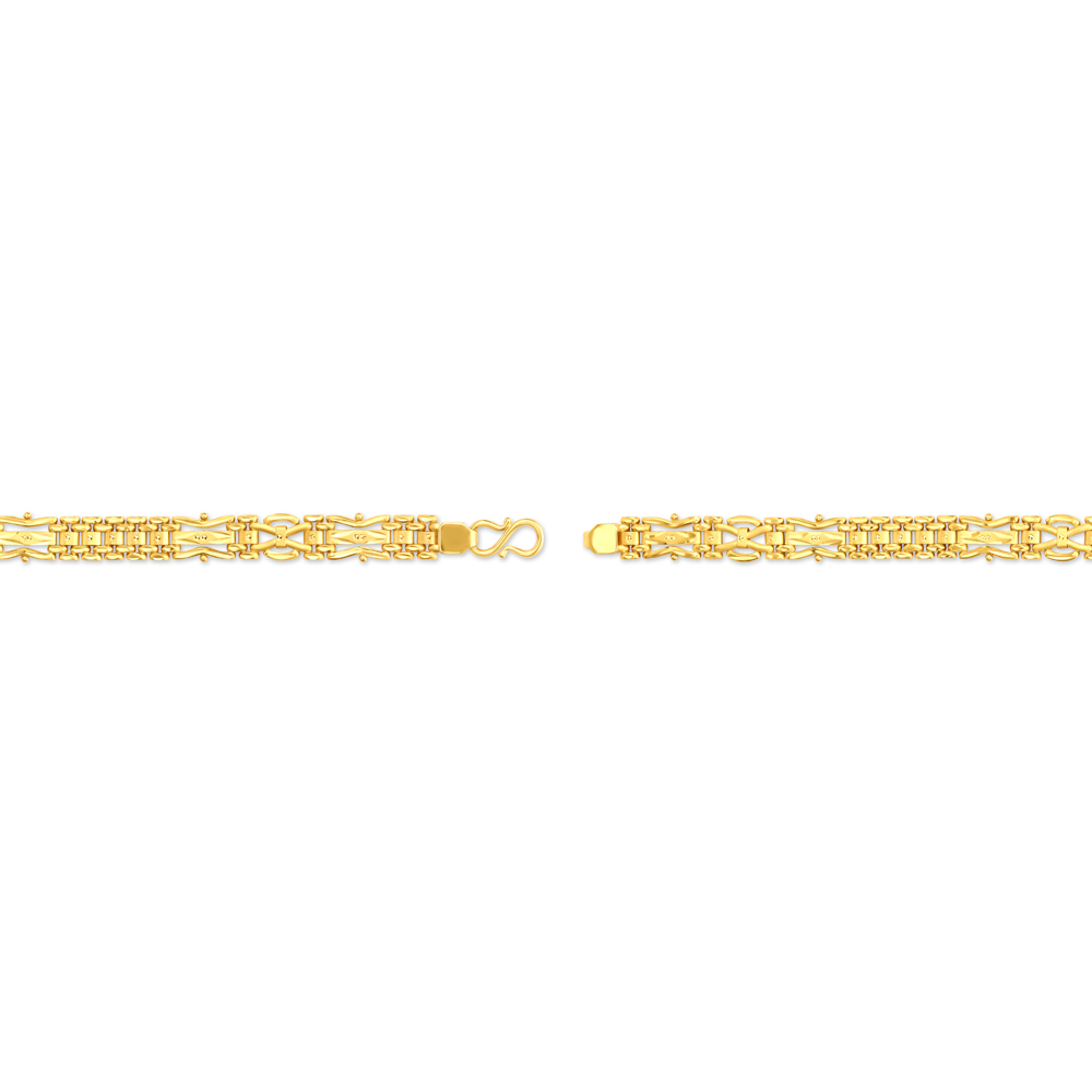 

Exquisite Gold Bracelet for Men