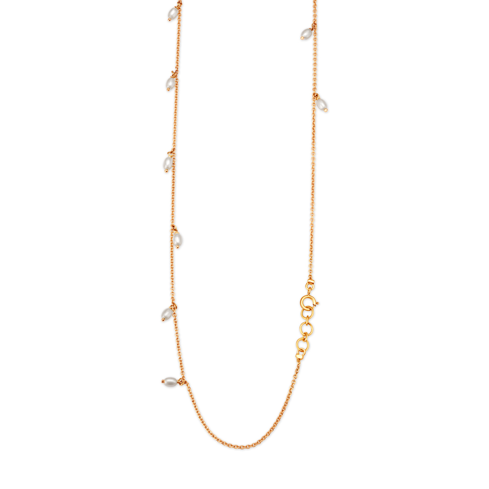 

Contemporary Stone Studded Gold Chain