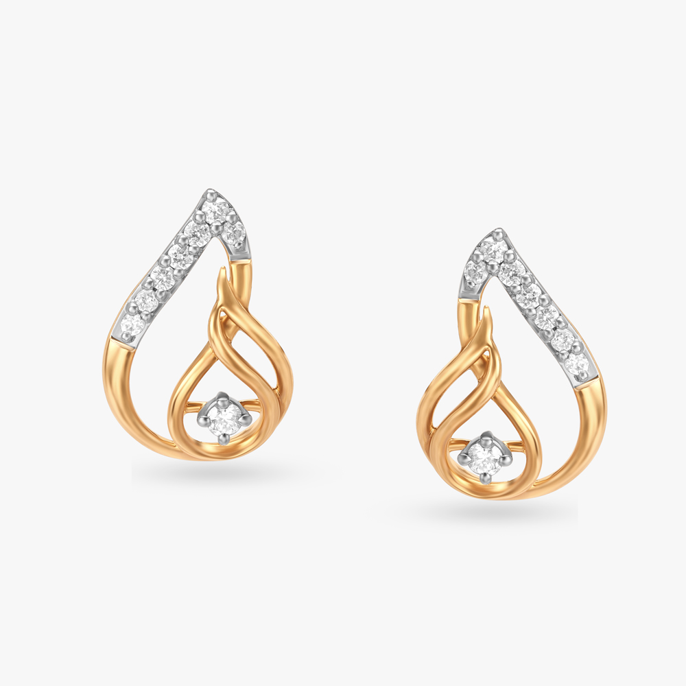 Eternally Chic Diamond Stud Earrings