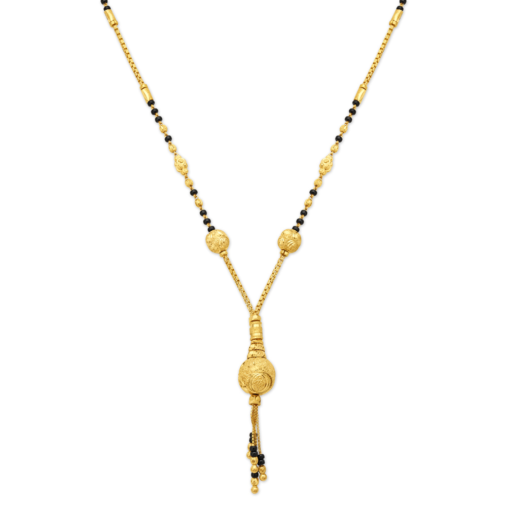 Resplendent Orb Gold Mangalsutra