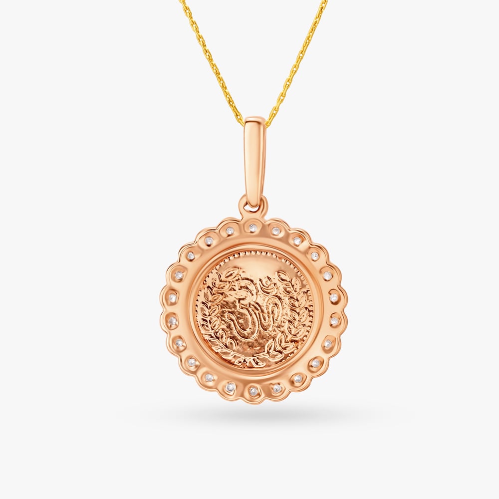 

Lakshmi Coin Diamond Pendant