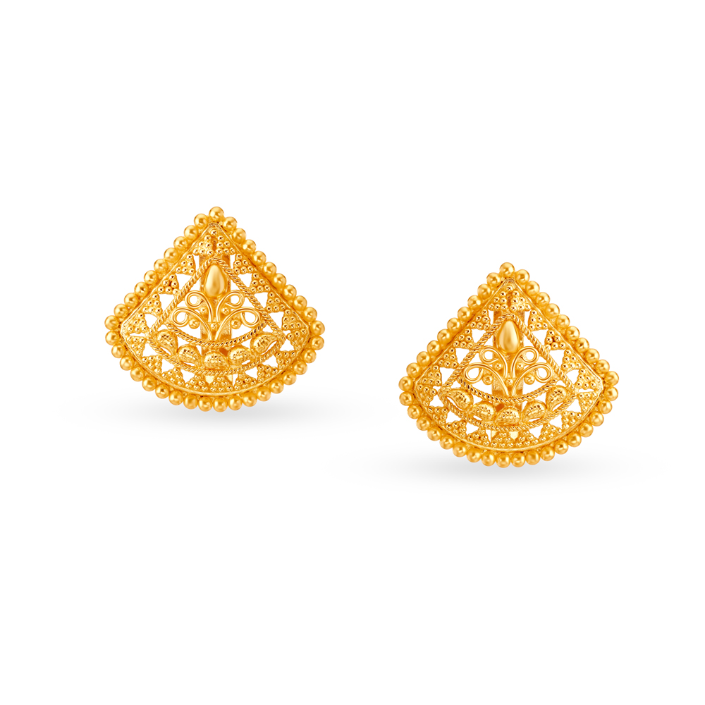 Dazzling Traditional Stud Earrings