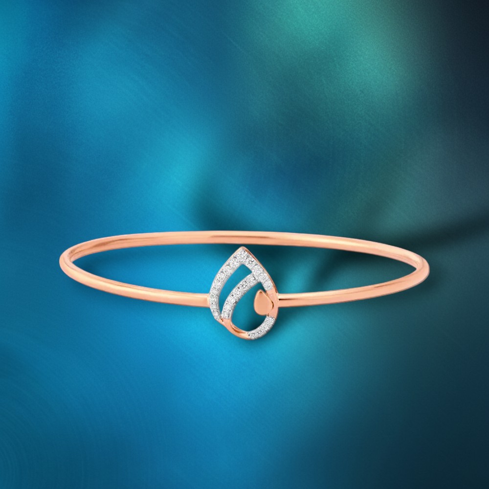 Gleam Drop Diamond Bangle
