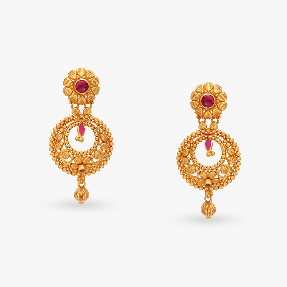 Rosy Blush Drop Earrings