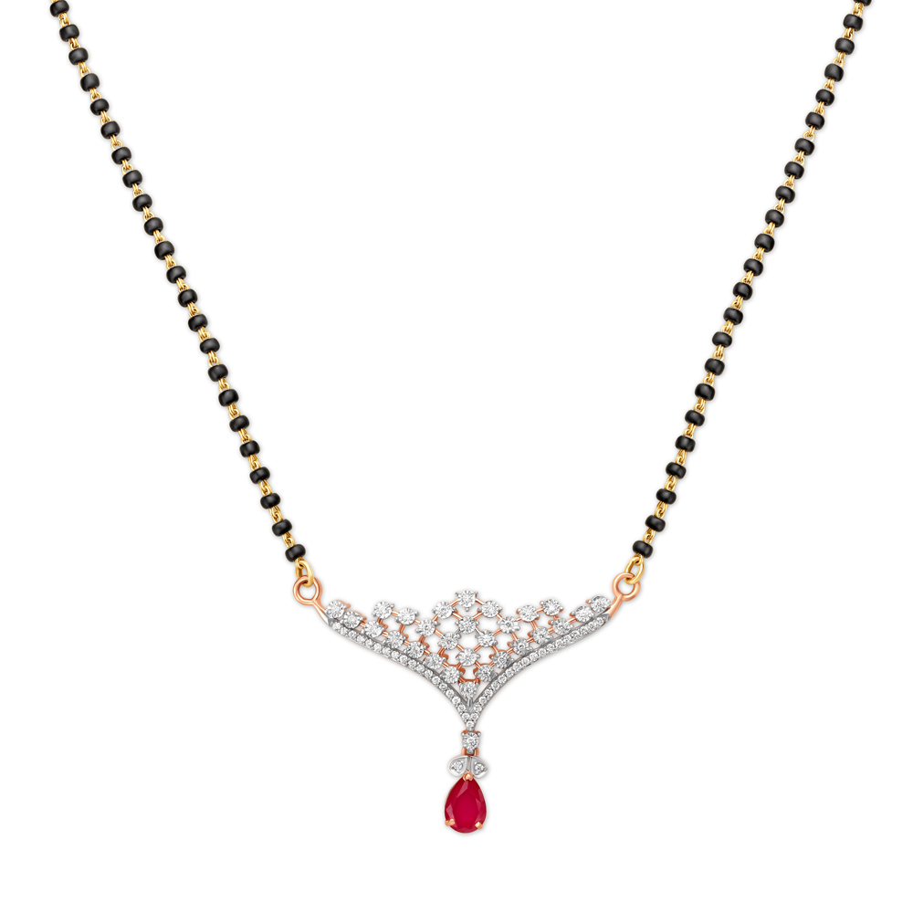 Deluxe Traditional Design Diamond Mangalsutra