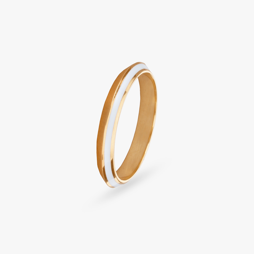 Polished Perfection Gold Finger Ring