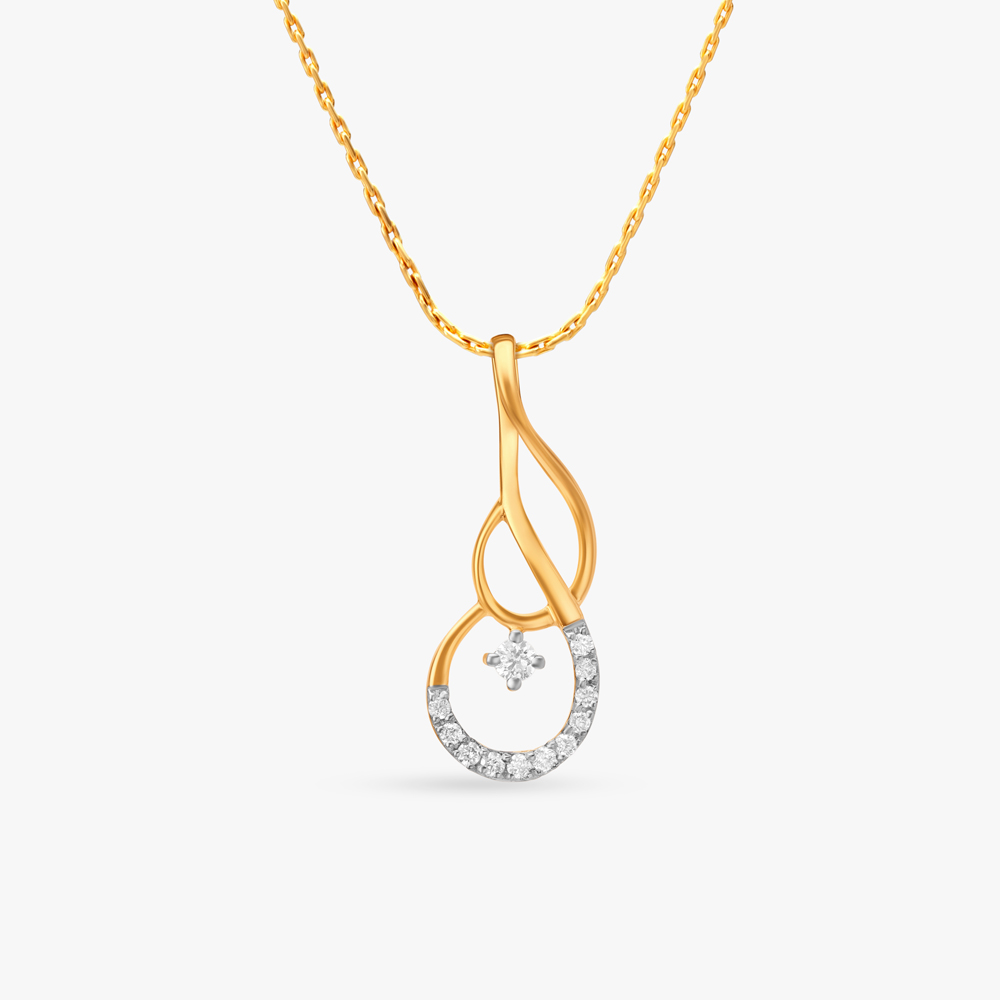 Delicate Diamond Pendant