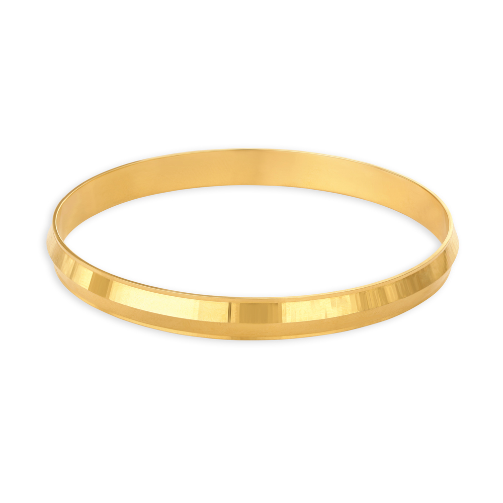 Regal Shine Gold Kada for Men