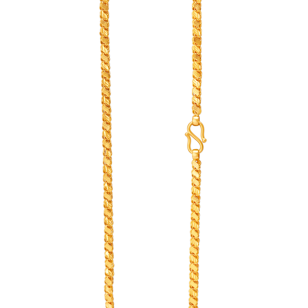 

Sleek Gold S Chain for Men