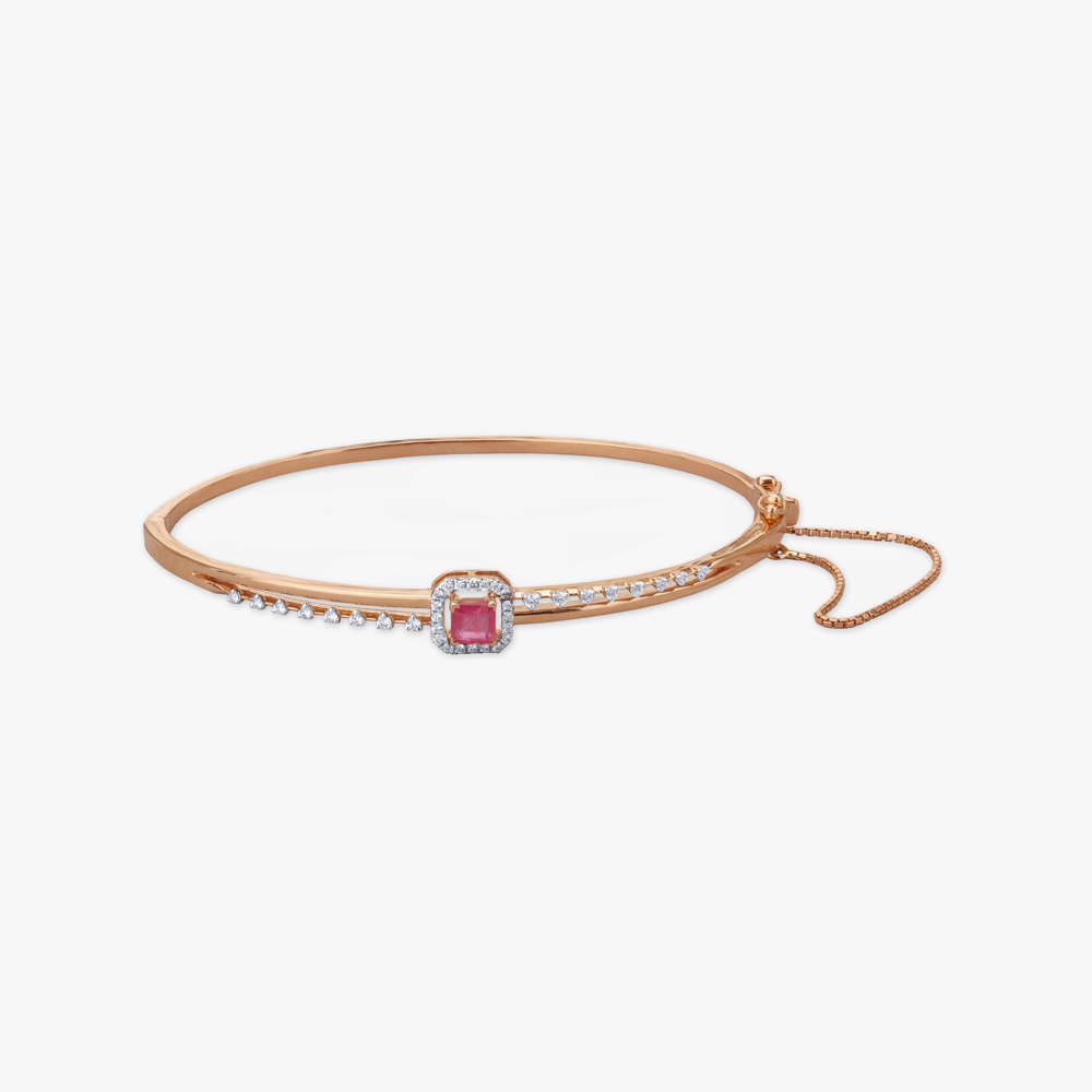 Regal Delight Diamond Bangle