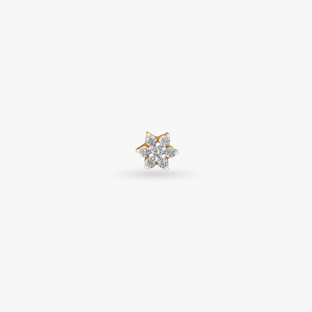 

Dainty Sparkling Nose Pin