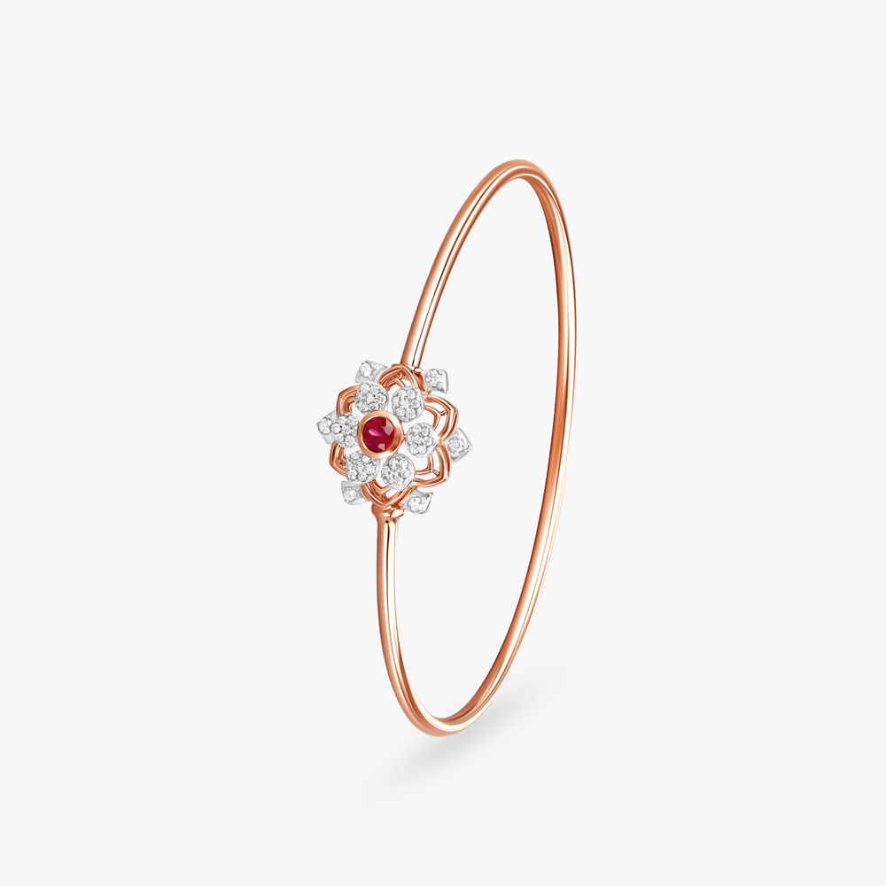 

Lotus Mirage Diamond Bangle