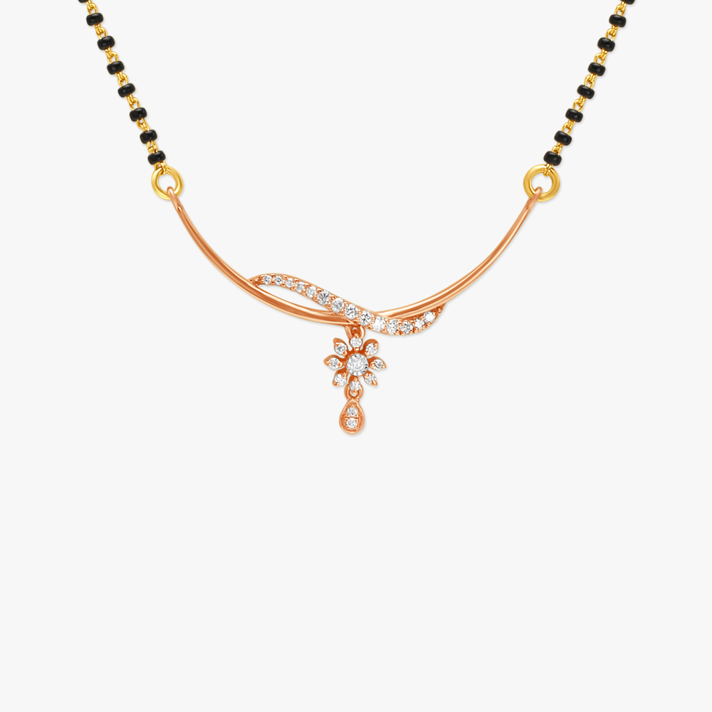

Charming Floral Mangalsutra
