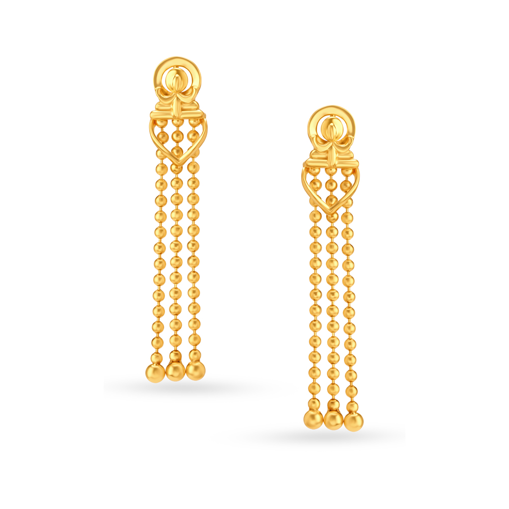 Glimmering Drop Earrings