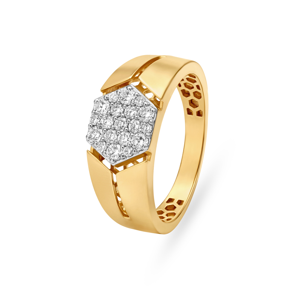 Casting Gold Finger Ring for Men