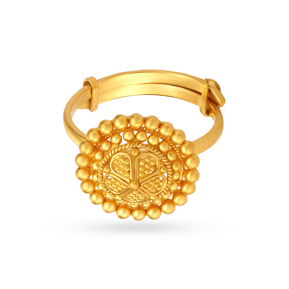 

Ornate Gold Finger Ring