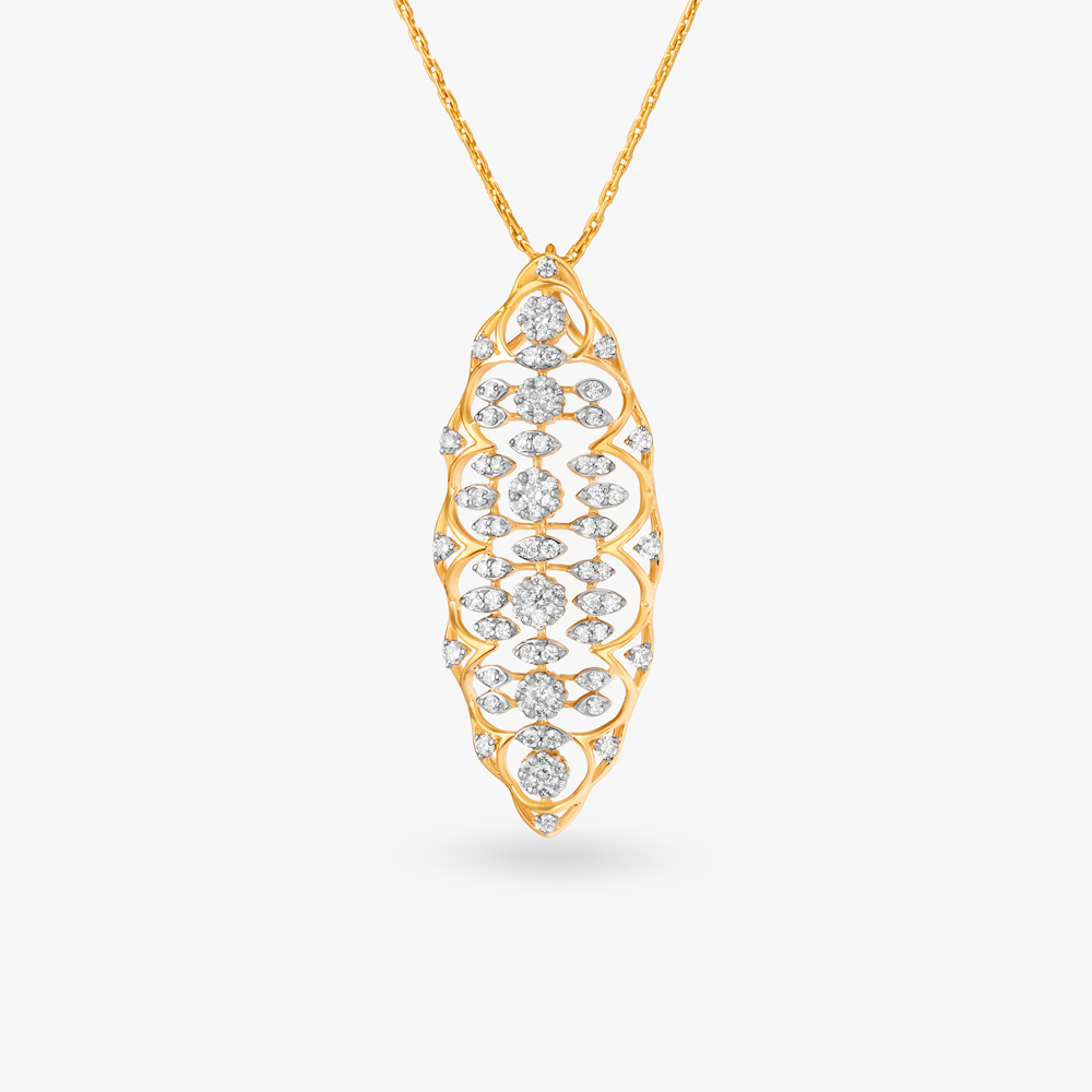 Ritzy Glamor Diamond Pendant