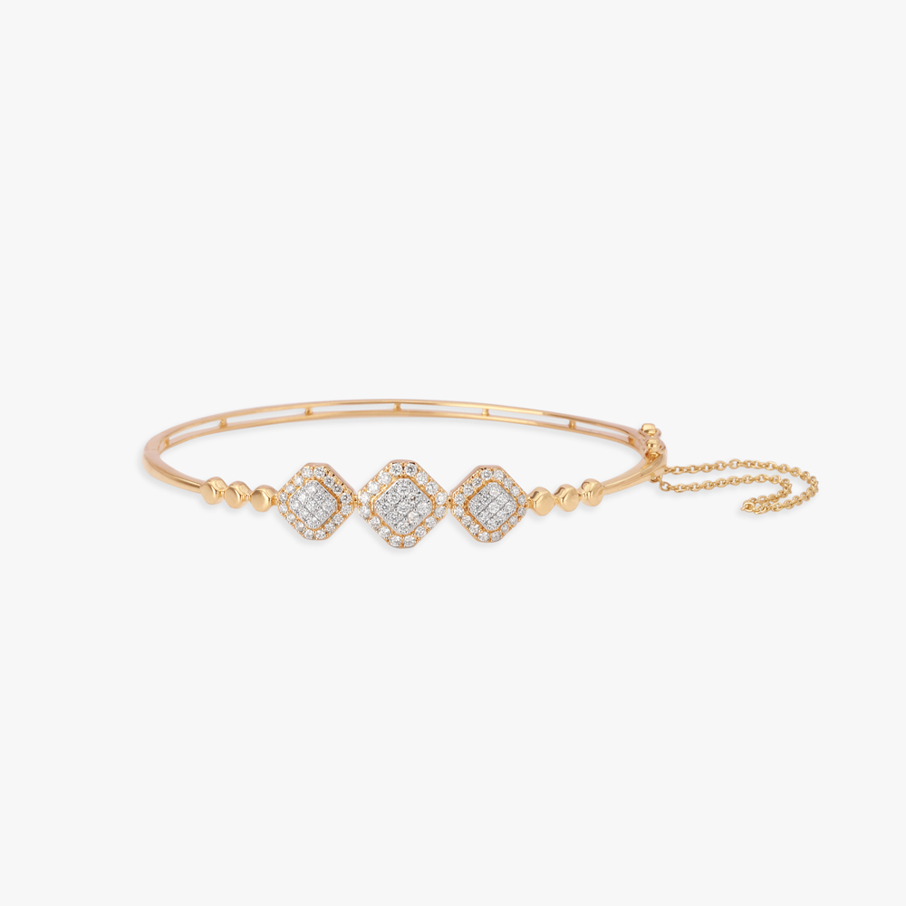 Rhombus Diamond Bangle