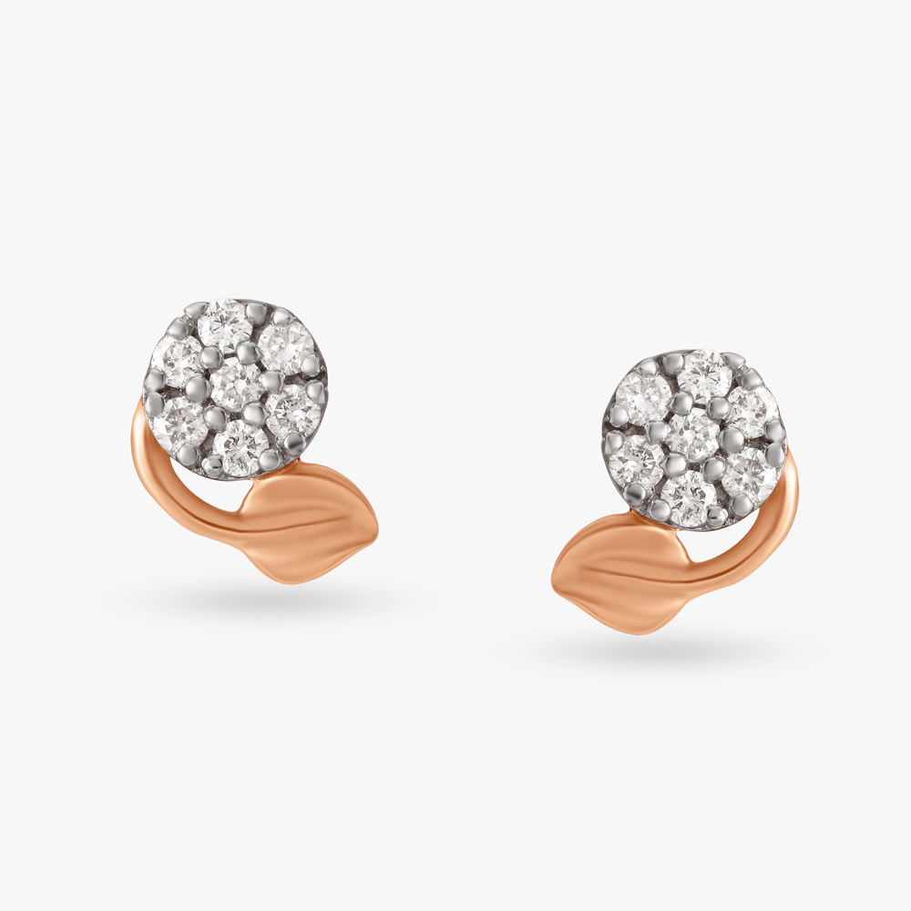 Ageless Charm Diamond Stud Earrings