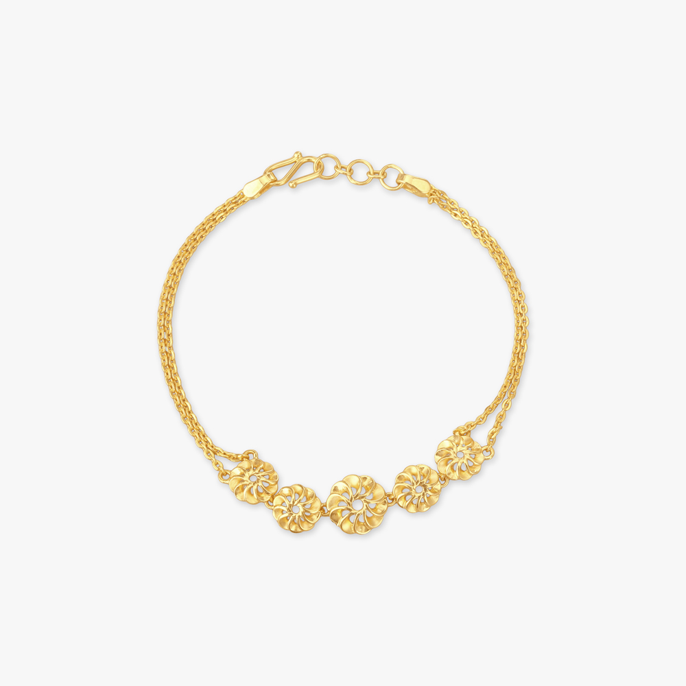 Bloom Links Gold Bracelet