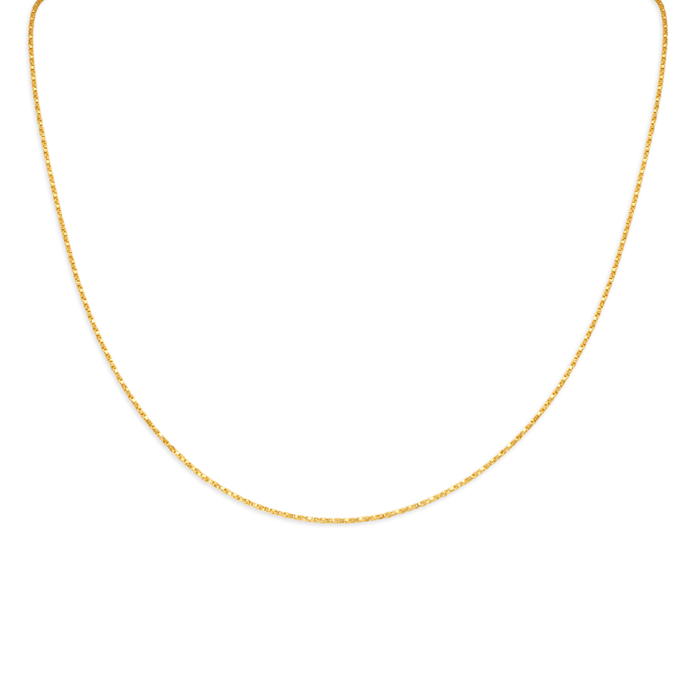 Wave Style Gold Chain