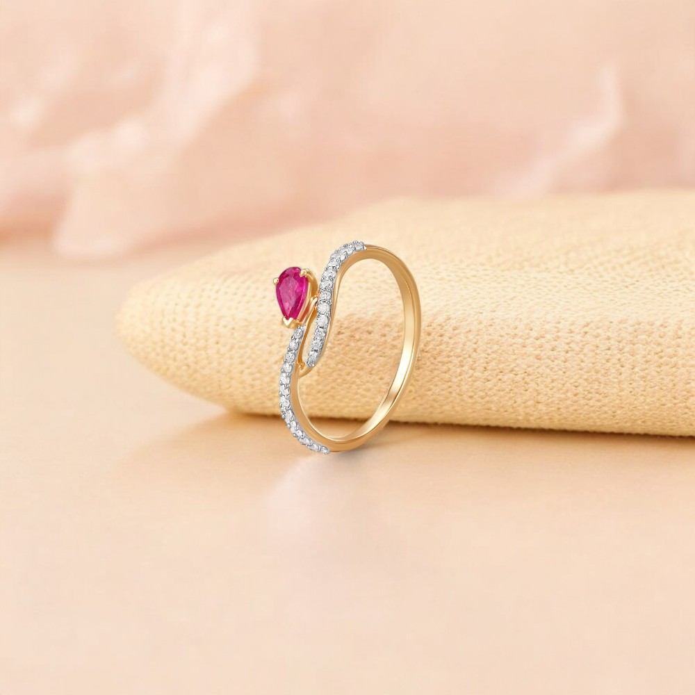 

Blushing Radiance Diamond Finger Ring