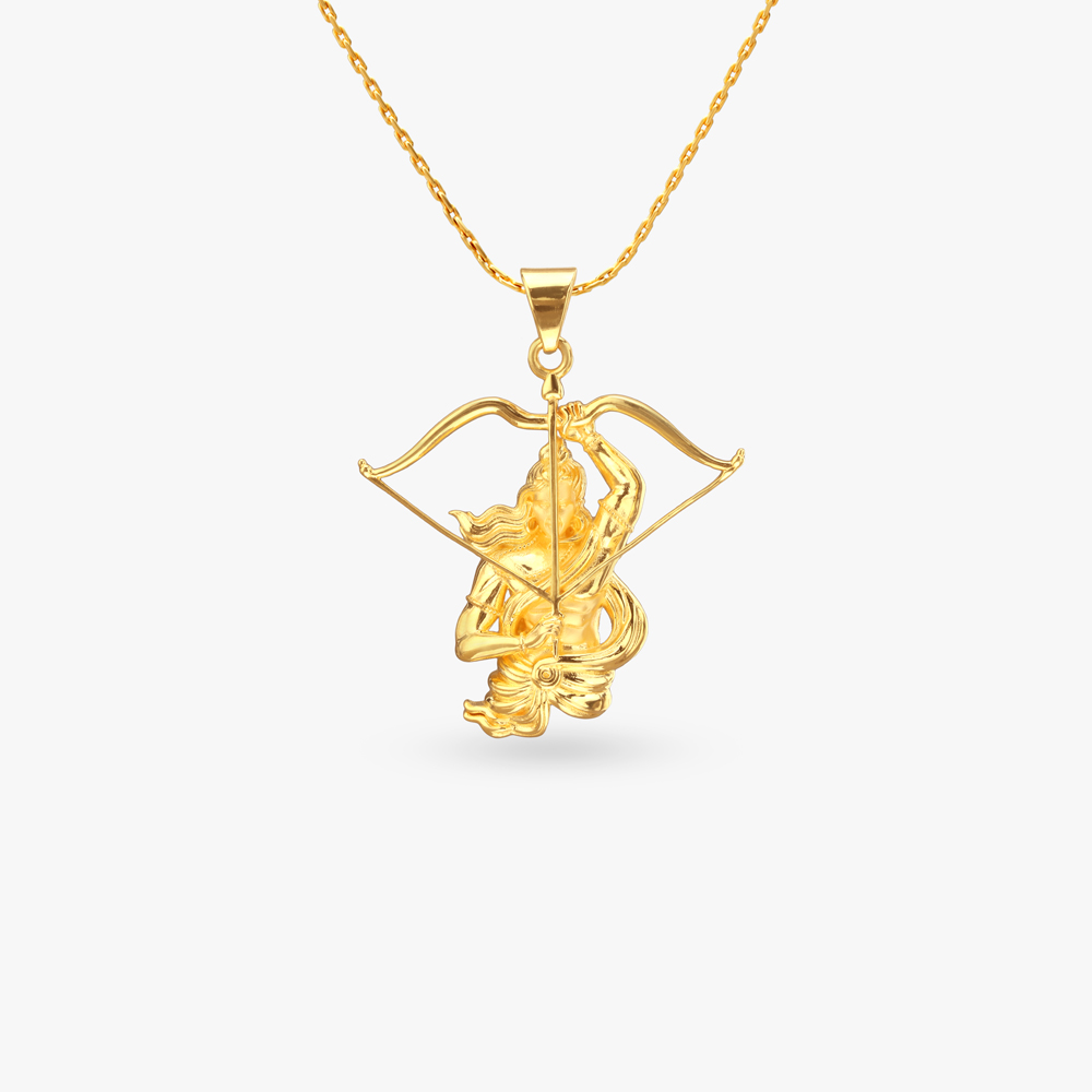 Rama�s Poise Gold Pendant