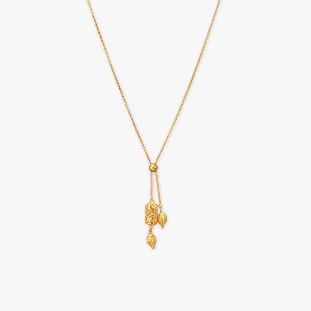 Temple Tassel Gold Chain