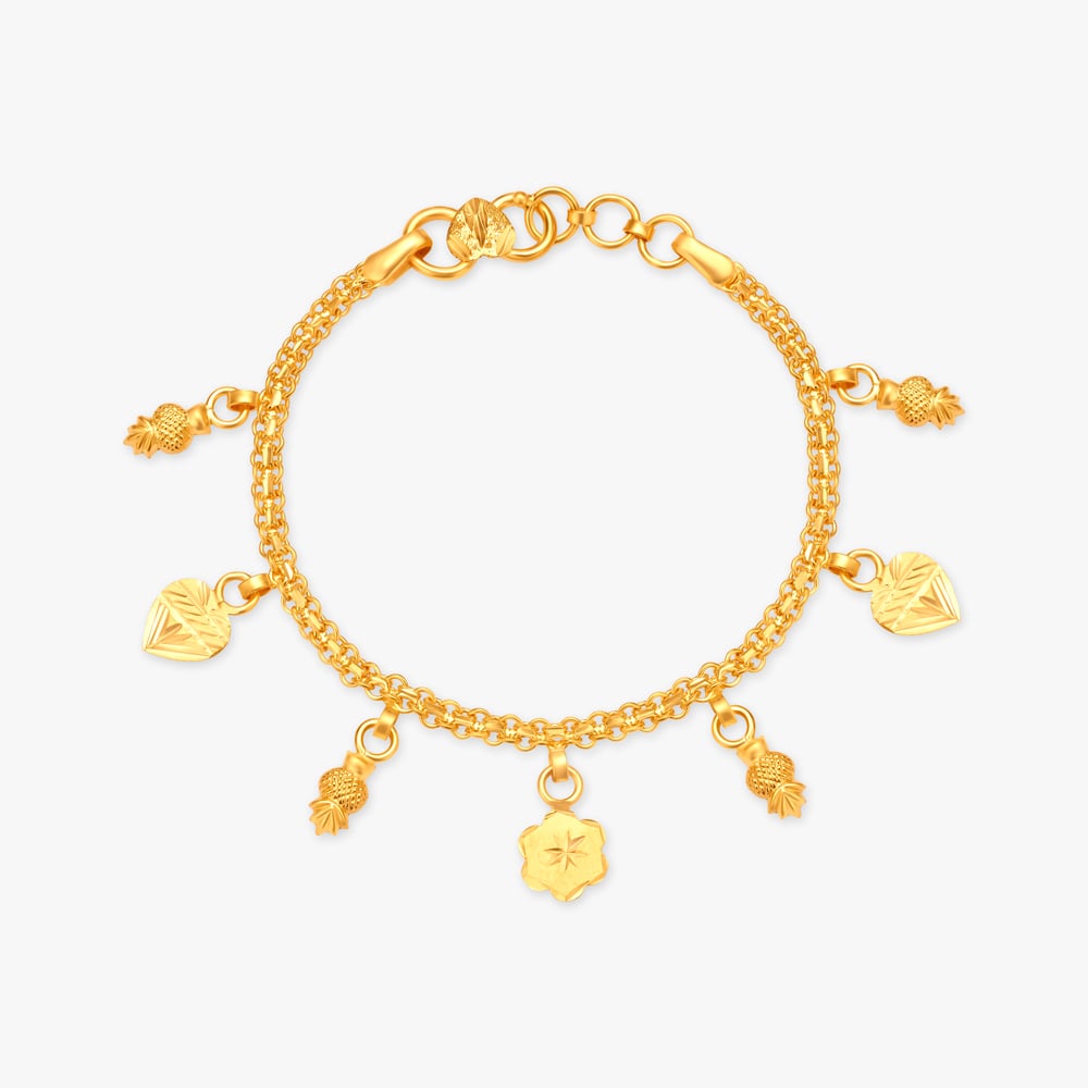 

Charming Gold Bracelet for Kids