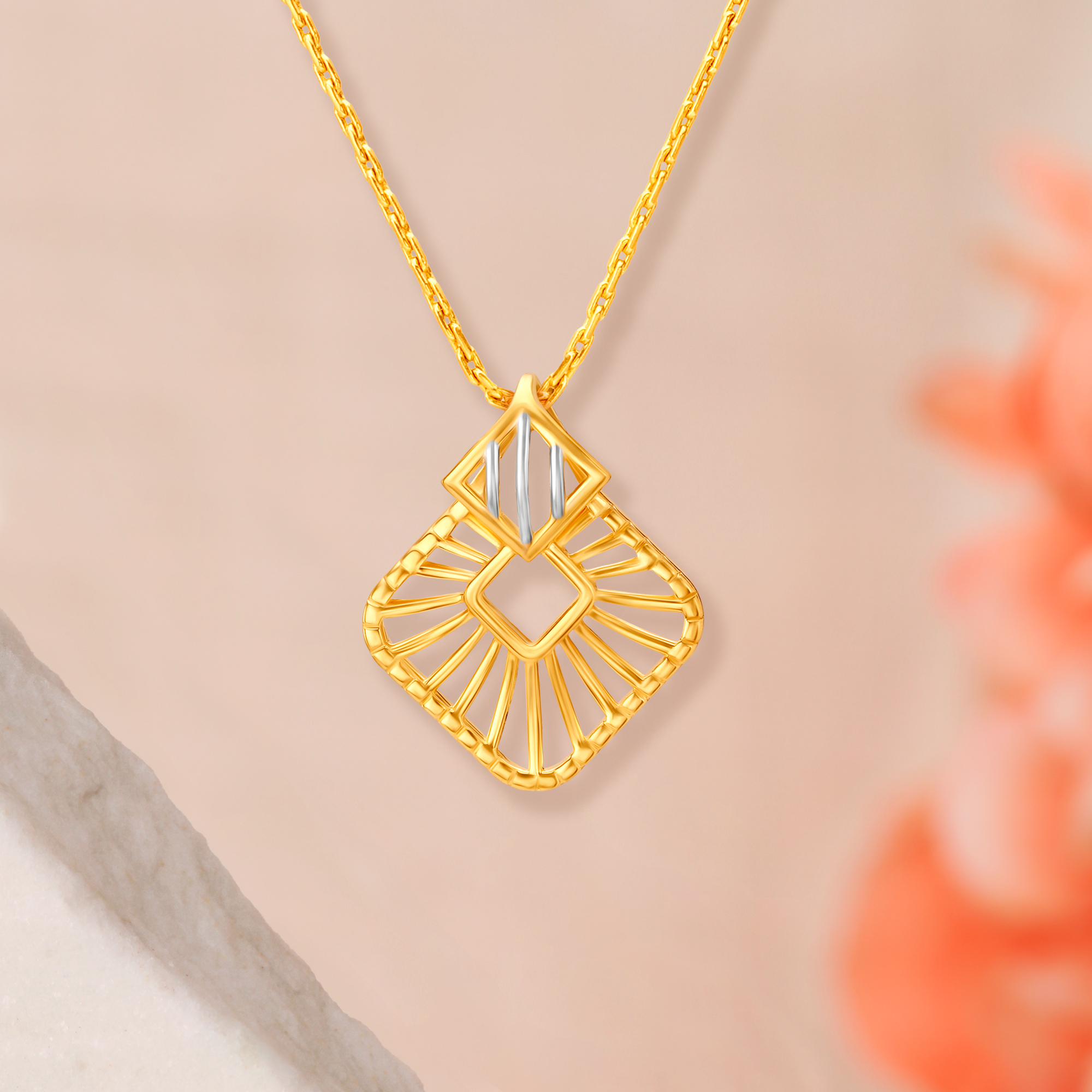 Surreal Gold Pendant