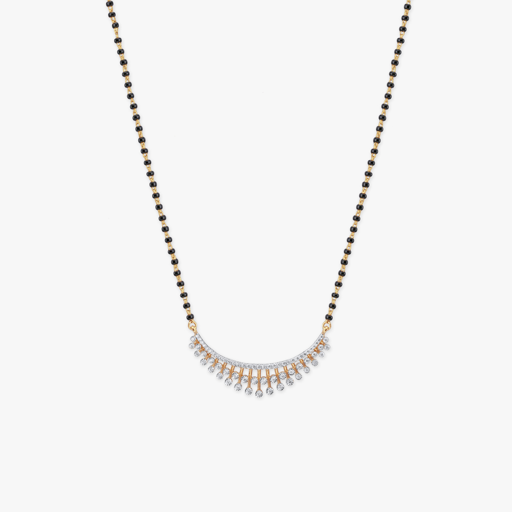 Dancing Drops Diamond Mangalsutra