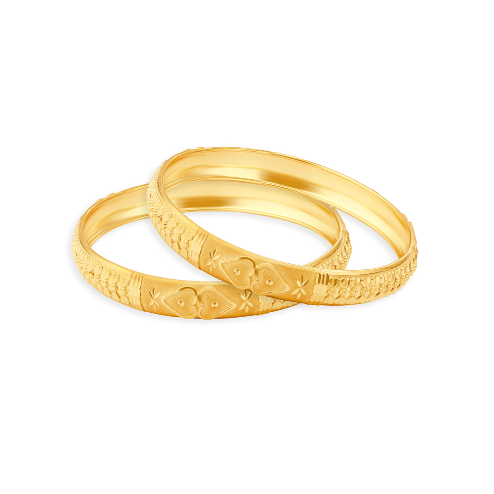 

Filigree Work Gold Bangle