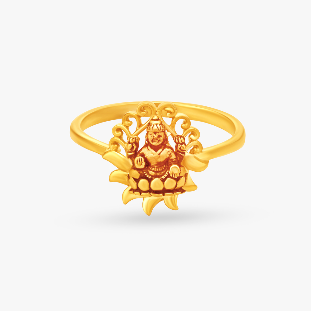 Serenity Gold Finger Ring