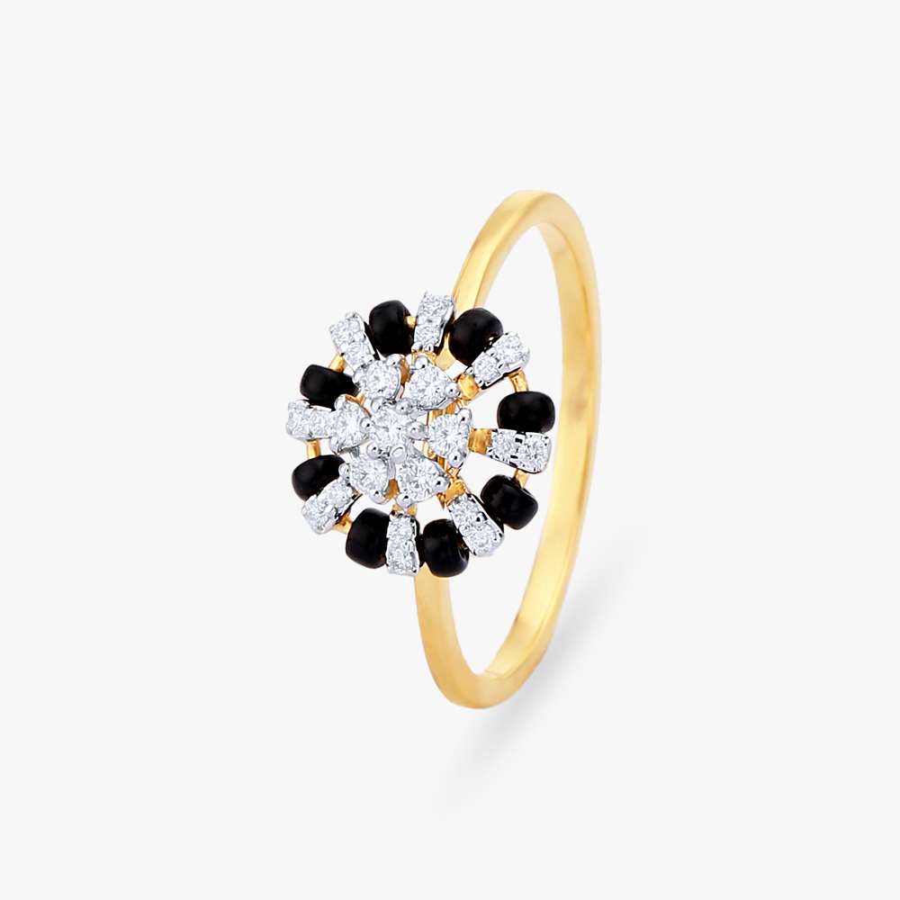 Blooming Diamond Finger Ring