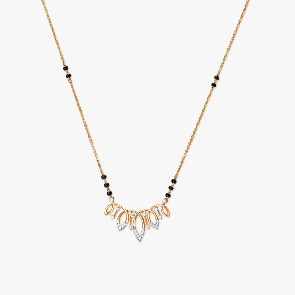 Floral Dance Diamond Mangalsutra