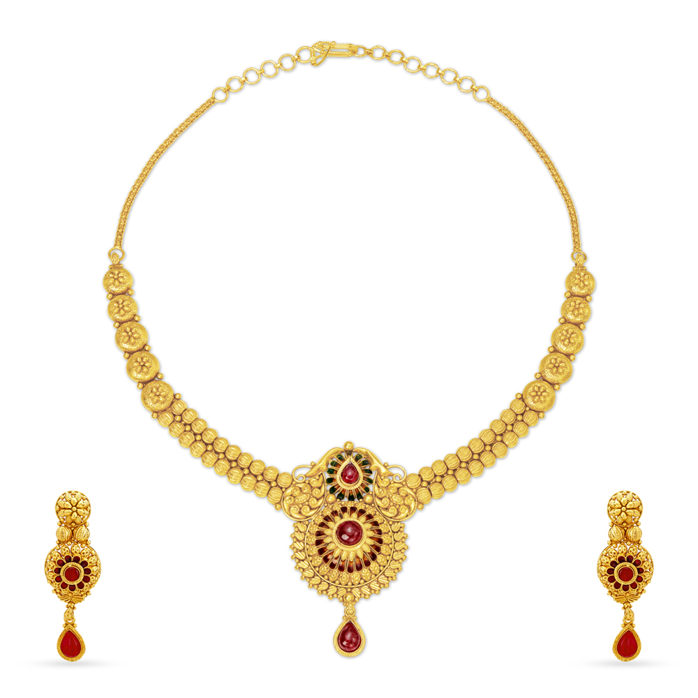 Classic Gold Necklace Set
